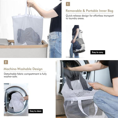 DOKEHOM 160L Extra Large Laundry Hamper - Image 6