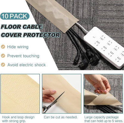 WILLBOND Carpet Cord Cover Cable Protector Floor Cover Cable Protector - Image 4
