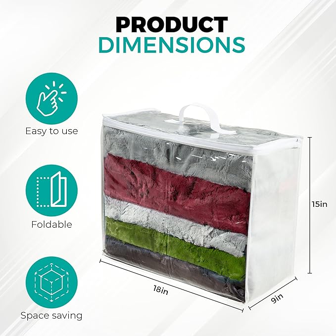 3 pack Clear Plastic Storage Bag - Image 5