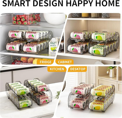Drink Organizer for Fridge, Soda Can Organizer Dispenser for Refrigerator - Image 4