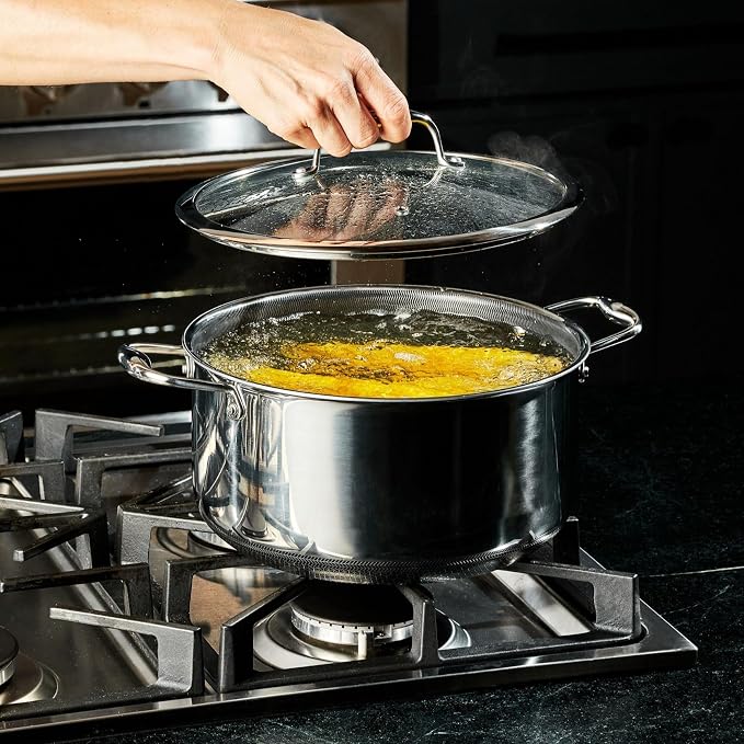 HexClad Hybrid Nonstick 8-Quart Stockpot - Image 7
