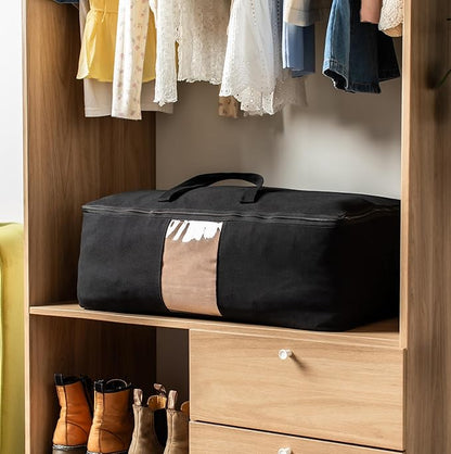Soft Canvas Storage Bags with Zipper. Thick Breathable - Image 6