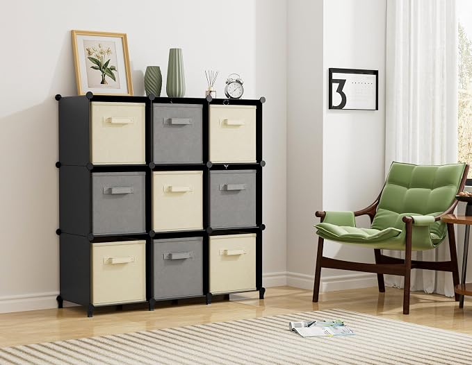 HOMIDEC Closet Organizers and Storage, 9 Cube Storage Organizer, Portable - Image 5