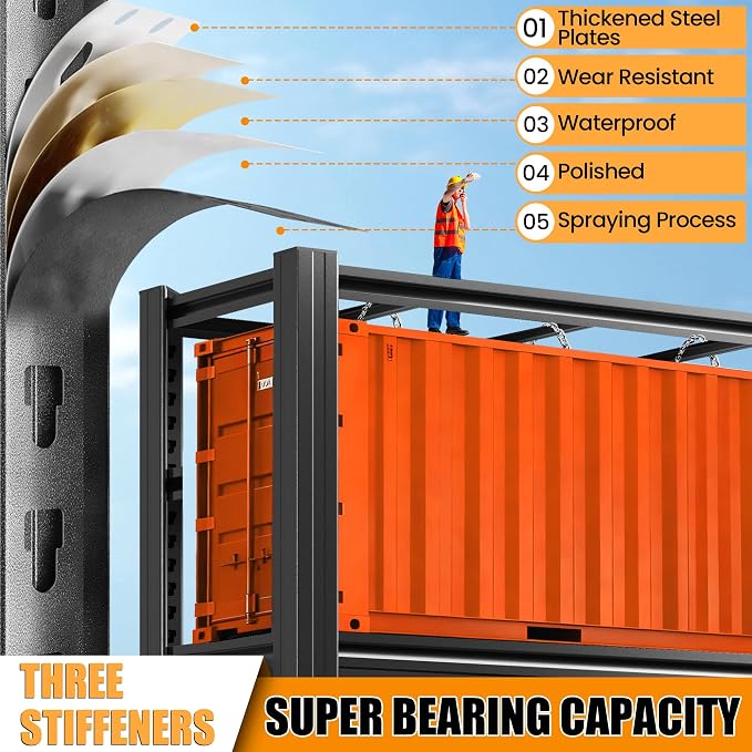 63" H Garage Shelving, Heavy Duty Storage Shelves, Garage Storage Shelves - Image 4