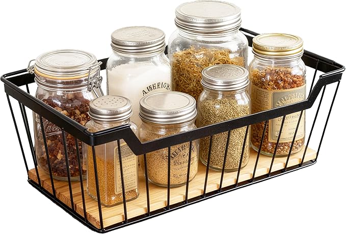 ShabbyDecor Metal Wire Basket - Image 2