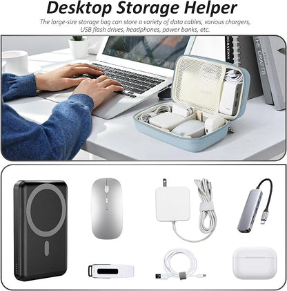 Charger Case for Macbook, Portable Tech Electronic Organizer Bag, Small Travel - Image 6