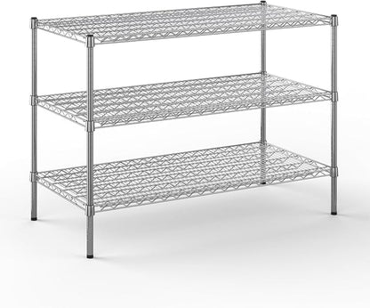 24" Deep x 48" Wide x 34" Height Wire Shelving Kit | 3-Tier | NSF Commercial by Regal+Altair
