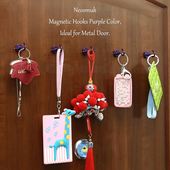 Neosmuk Magnetic Hooks, Heavy Duty 30lb+ Strong Magnet Hook - Image 5