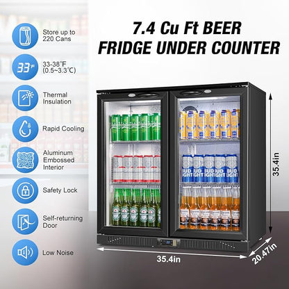 Beverage Refrigerator Under Counter, Back Bar Cooler - Image 2