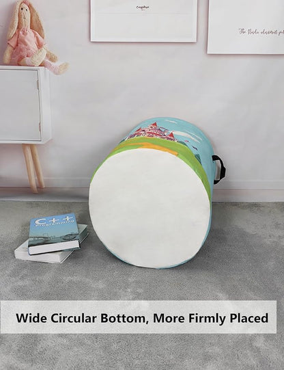 QUEENLALA Large Storage Basket, Laundry Hamper/Bathroom/Home Decor/Collapsible - Image 4
