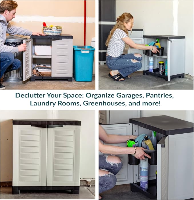 Sunnydaze 25.5" Garage Storage Cabinet - Image 6