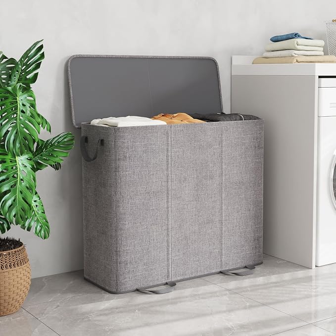 Lifewit Triple Laundry Hamper - Image 2