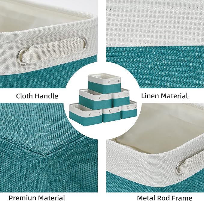 HNZIGE Small Closet Storage Baskets - Image 2
