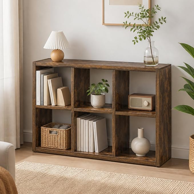 6-Cube Cubicle Bookshelf, Cube Bookcase by Furevol