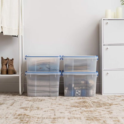 IRIS USA 4-Pack 26.5/44 Combo Qt Storage Bins - Image 2