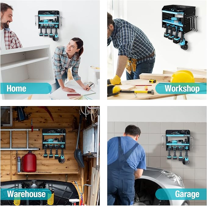 DURATECH Power Tool Organizer Wall Mount - Image 7