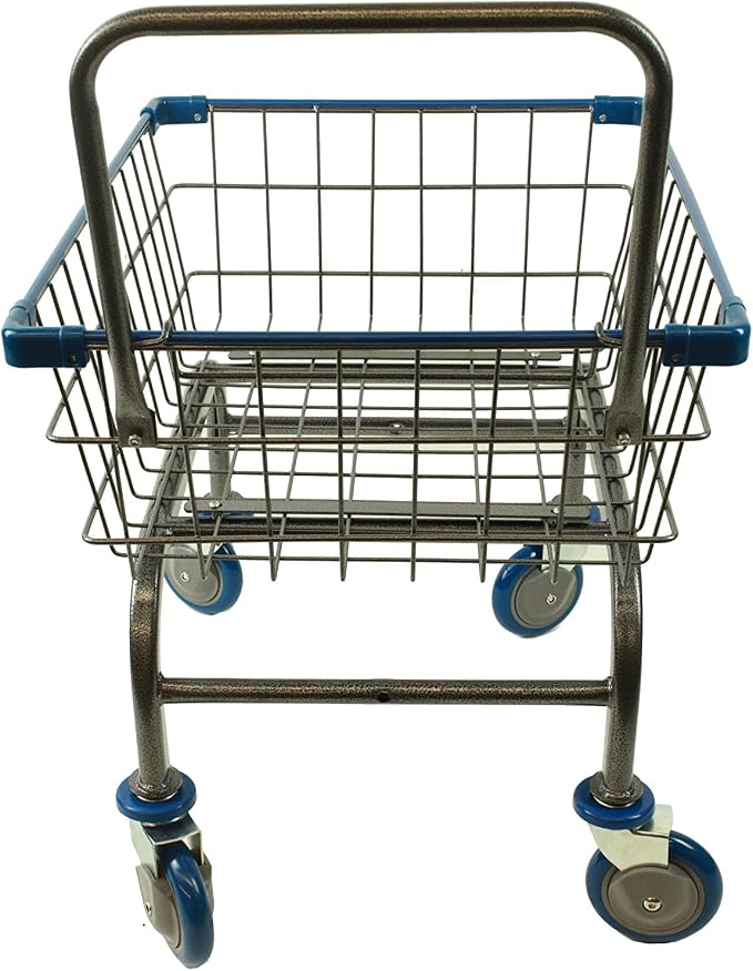 Heavy Duty Laundry and Grocery 1.8 Bushel Cart - Image 8