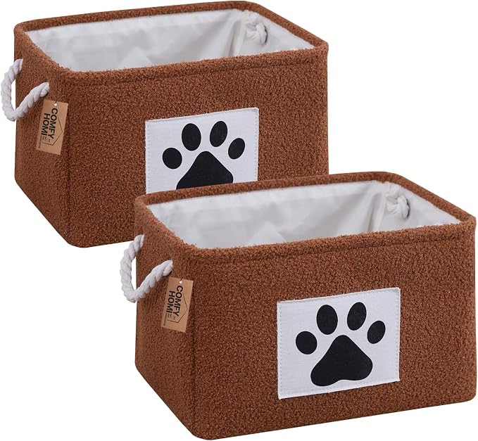 COMFY HOMI 2Pcs Dog Toy Basket by COMFY-HOMI