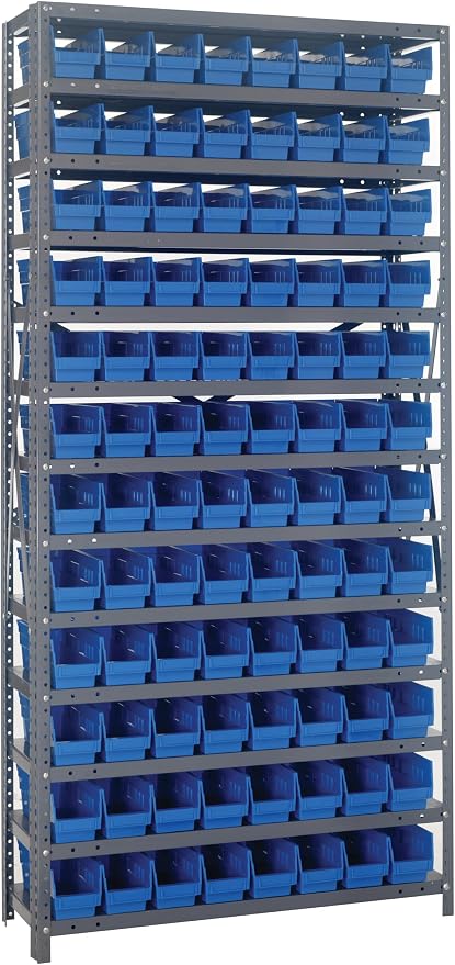 Quantum Storage QSB114 Heavy-Duty Nesting Plastic Shelf Bins - Image 7