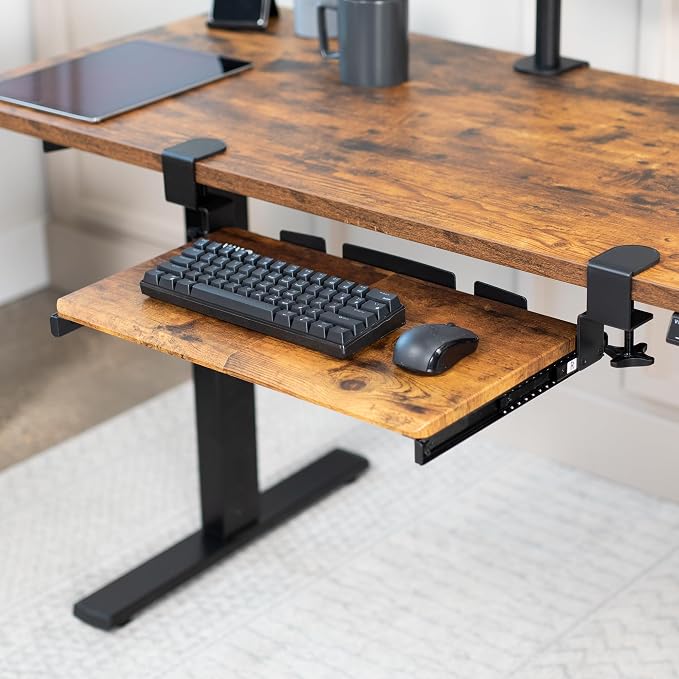 VIVO Small Keyboard Tray, Under Desk Pull Out - Image 2
