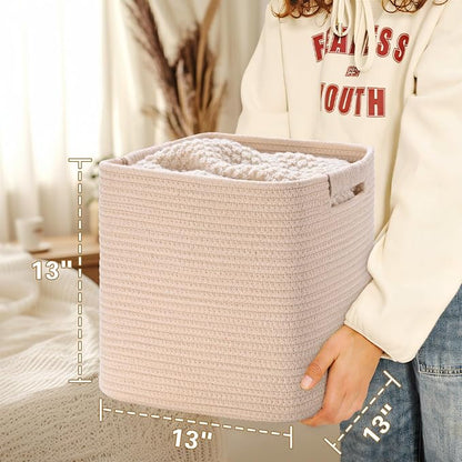 13 Inch Storage Cubes, 3 Pack Cube Storage Bins - Image 4