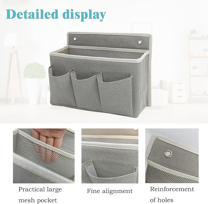 2-Pack Wall Hanging Organizer Bag/Hanging Baskets - Image 3