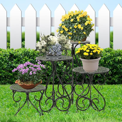 NAKUPE 4-Pack Metal Plant Stand - Image 5