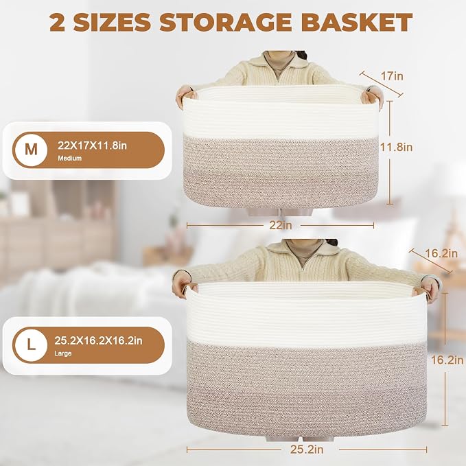 danpinera 108L Large Blanket Basket - Image 5