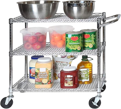 Seville Classics 3-Tier UltraDurable Commercial-Grade NSF-Certifed Service by SevilleClassics