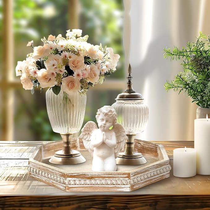 Wooden Decorative Tray, Small Serving Tray - Image 3