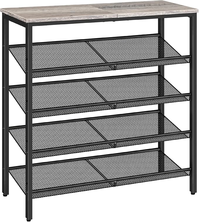 HOOBRO Shoe Rack for Entryway, 5-Tier Shoe Organizer by HOOBRO