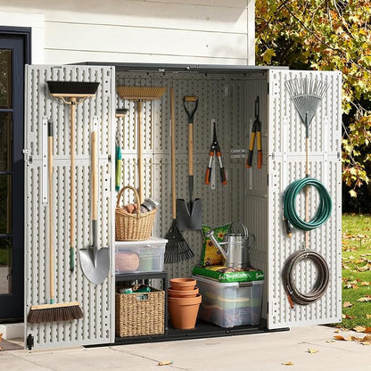 Aoxun 61 Cu.Ft Outdoor Storage Shed, Widened Outdoor Storage Cabinet Waterproof - Image 3