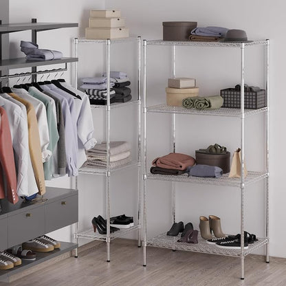 24" Deep x 36" Wide x 74" Height Wire Shelving Kit | 4-Tier | NSF Commercial - Image 5