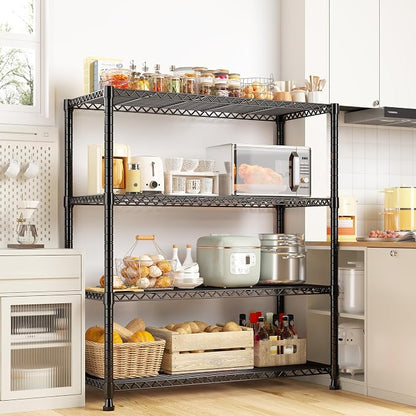 REIBII Wire Shelving Unit Storage Shelves Metal Shelves Heavy Duty Shelving - Image 9