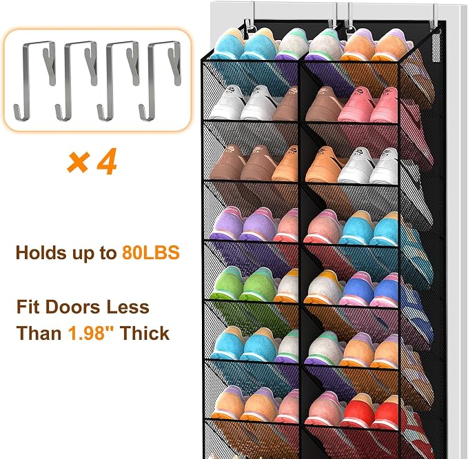 UVIAHOMI Over the Door Shoe Organizer - Image 7