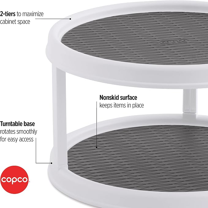 Copco Non-Skid Turntable, Durable & Easy Clean - Image 5