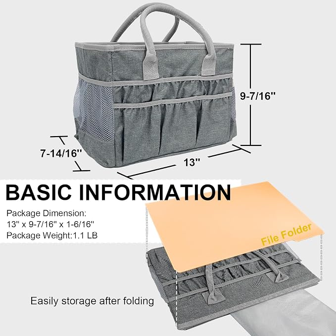 Cupohus Water-Resistant Art Organizer Tote Bag - Image 6