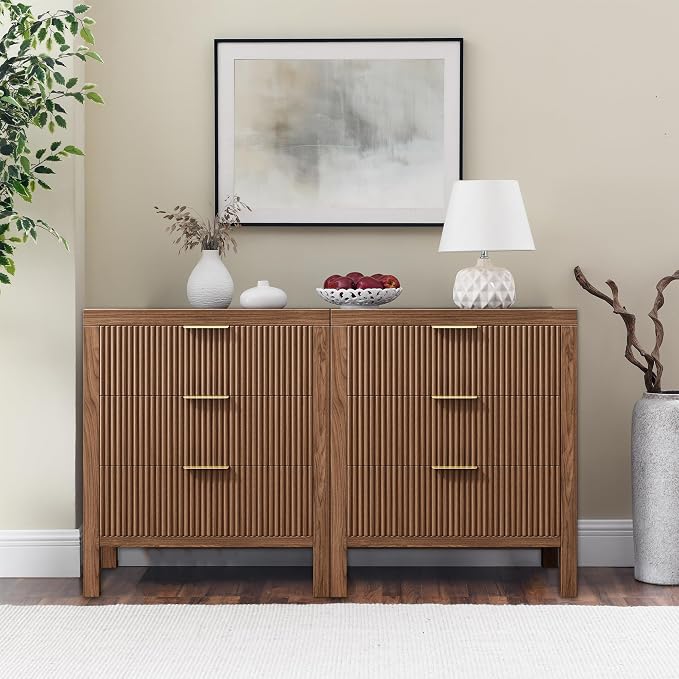 3 Drawer Dresser for Bedroom, Modern Wooden Chest - Image 6