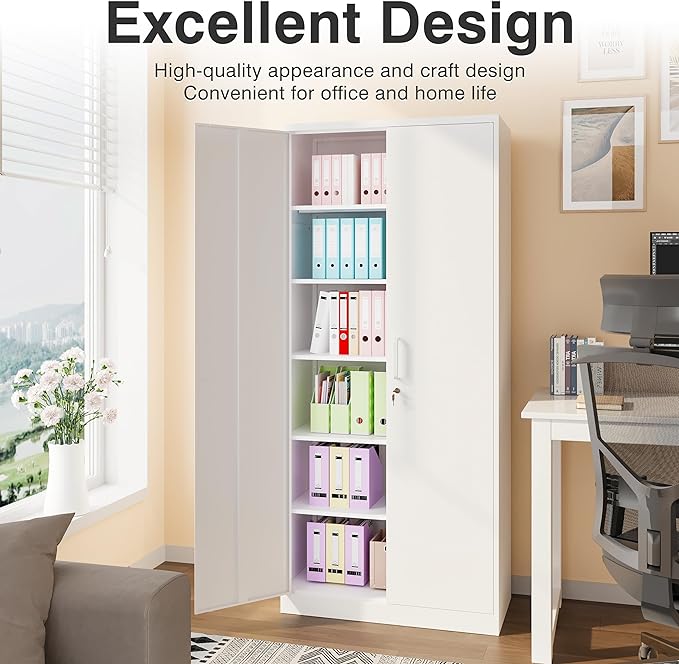 SISESOL Metal Storage Storage Cabinet - Image 4