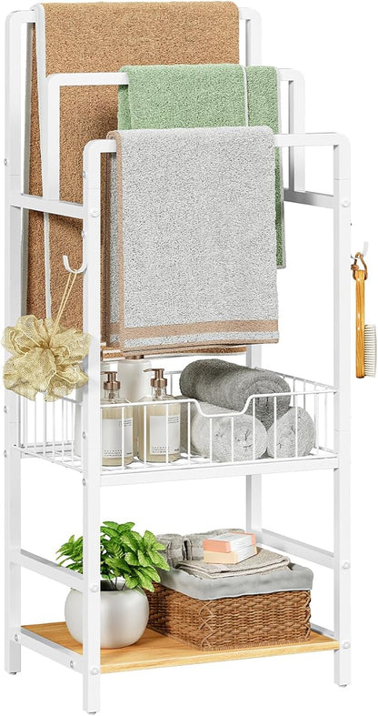 HOOBRO Free Standing Towel Rack, Blanket Rack by HOOBRO