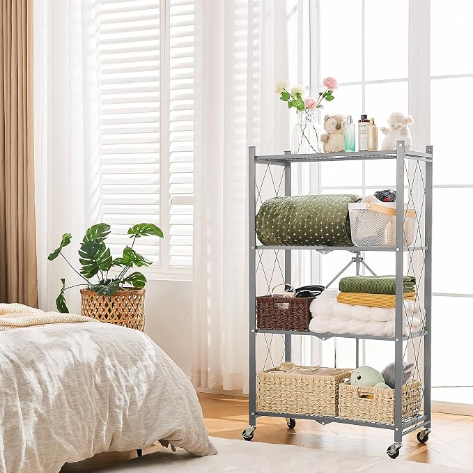 BRIAN & DANY 4-Tier Foldable Storage Shelves - Image 6