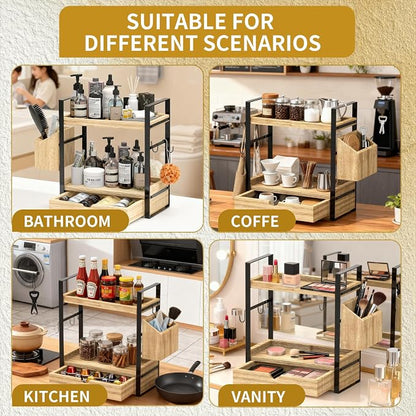 2-Tired Bathroom Counter Organizers and Storage, Bathroom Countertop Organizer - Image 7