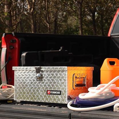 FORWODE 20 Inch Aluminum Truck Tool Box Lockable Truck Bed Tool Box Waterproof - Image 3