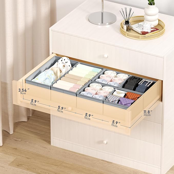 DIMJ Drawer Organizer Clothes - Image 2