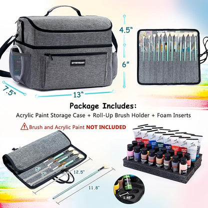 Acrylic Paint Organizer Bag - Image 4