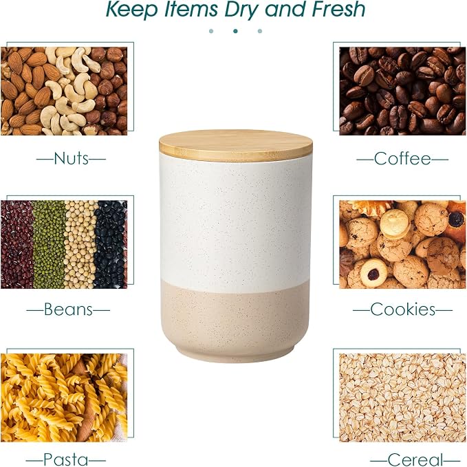 vancasso Sabine Ceramic Canister Set - Image 6