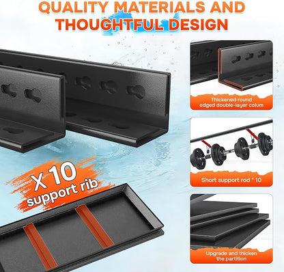 2pack Garage Shelving Heavy Duty Storage Shelves - Image 3