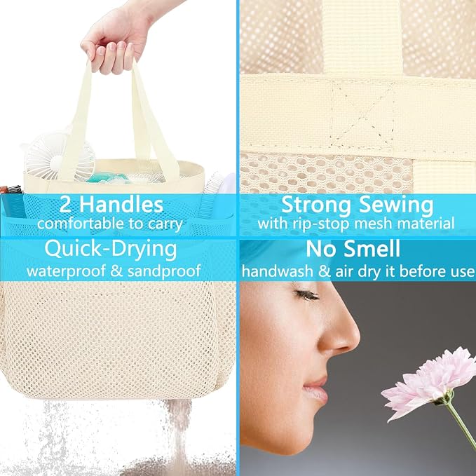 Fammart Mesh Shower Caddy Portable - Image 7