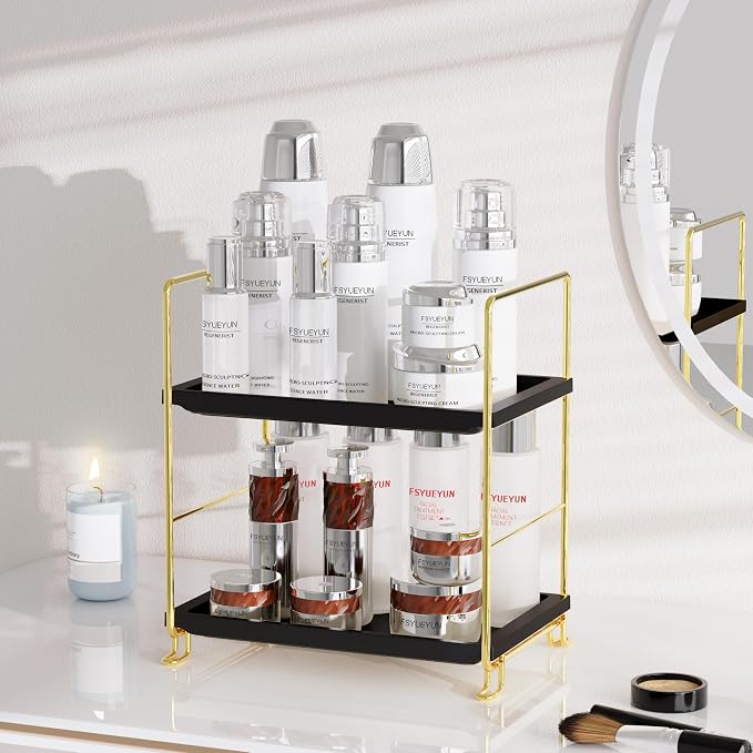 FSyueyun 2-Tier Bathroom Countertop Organizer, Tool-Less Installation Premium - Image 6