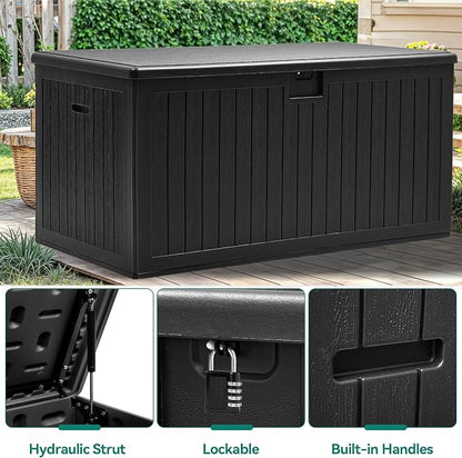 YITAHOME 260 Gallon Double-Wall Deck Box - Image 3